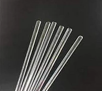 Стеклянная палочка для перемешивания с закругленными концами 30 см диаметр 7-8 мм