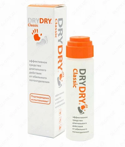 Антиперспирант DryDry:uz:Terlash va hidlanishga qarshi sprey va dezadrant DRY DRY