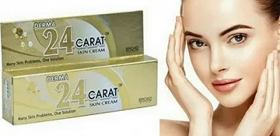 Крем для лица Derma 24 carat:uz:24 Carat yoshartiruvchi yuz kremi