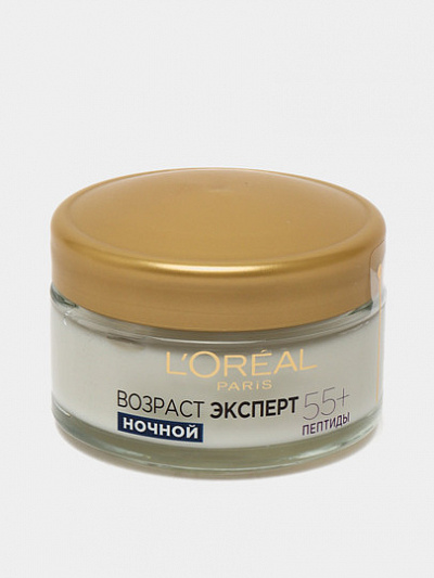 Крем для лица ночной L'Oreal Возраст эксперт, против морщин, 55+, 50 мл