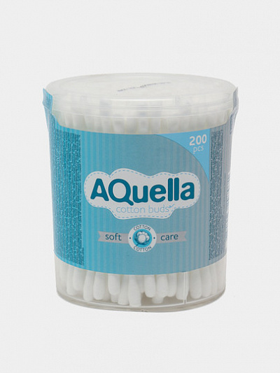 Ватные палочки Aquella Soft & Care, 200 шт