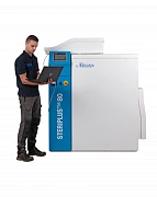 Chiqindilarni yo'q qilish uchun o'rnatilgan maydalagich bilan avtoklavlar