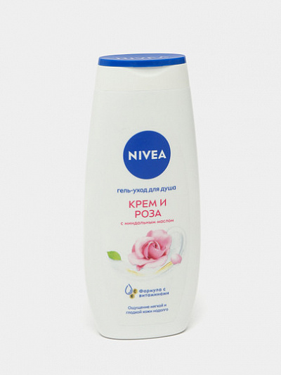 Гель для душа Nivea Крем и роза, 250 мл