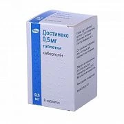 DOSTINEKS tabletkalari 0,5mg N2