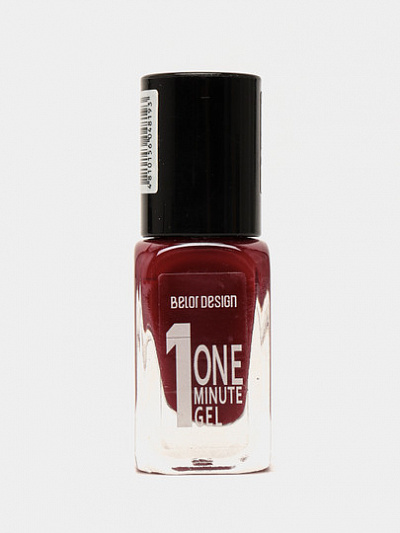 Лак для ногтей Belor Design One minute gel тон 222, 10 мл