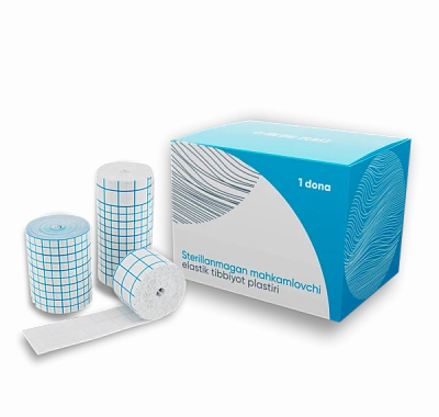 Эластичный фиксирующий медицинский пластырь