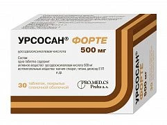 URSOSAN FORTE tabletkalari 500mg N30