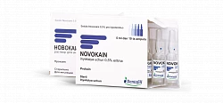 NOVOKAIN inyeksiya uchun eritma 5ml 0,5% N10