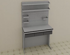 Laboratoriya stoli 1500*700*2100 mm, 4-model