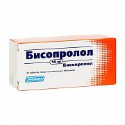 BISOPROLOL 0,01 tabletkalari N30