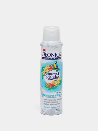 Антиперспирант Deonica женский Невидимая Защита Summer Paradise 150мл