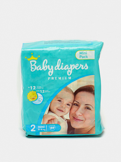 Детские подгузники Baby Diapers Mini #2, 22 шт