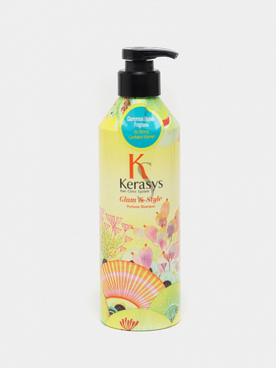 Шампунь  для сухих и ломких волос Kerasys Glam&Style, 600 мл