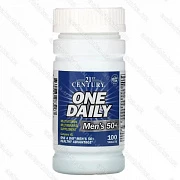 50 yoshdan oshgan erkaklar uchun multivitaminlar va minerallar One Dailu Mens 50+