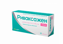 RIVAKSAJEN tabletkalari 10mg N30