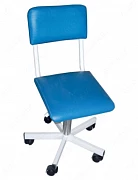 Orqa o'rindiqli vintli stul (g'ildiraklar bilan)