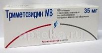 TRIMETAZIDIN MV 0,035 tabletkalari N60