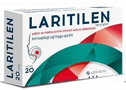 LARITILEN tabletkalari so vkusom myati i malini N20