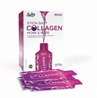 Коллаге́н Swiss Bork Stick Shot Collagen 20 ML X 15 pcs:uz:Shveytsariya Bork Stick Shot kollagen 20 ML X 15 dona