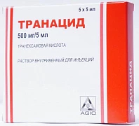 TRANASID inyeksiya uchun eritma 5ml 500mg/5ml N5