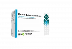 SIPROFLOKSASIN NIKA tabletkalari 500mg N10