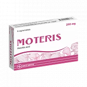 MOTERIS tabletkalari 250mg N6