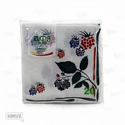 Salfetkalar Elma 33x33 Dekor (237) malina, 50 dona