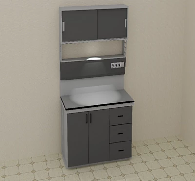 Стол лабораторный 1500*700*2100 мм, модель 2:uz:Laboratoriya stoli 1500*700*2100 mm, 2-model