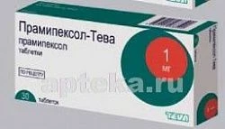 PRAMIPEKSOL TEVA 0,001 tabletkalari N30