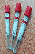 Vakuumli naychalar qizil rangda ivish faollashtiruvchisi 13x100 5 ml
