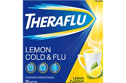 ТЕРАФЛЮ порошок со вкусом лимона N10