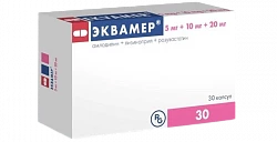 EKVAMER kapsulalar  5mg+10mg+20mg N30