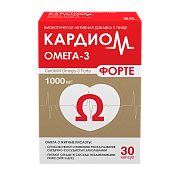 KARDIOM OMEGA-3 FORTE kapsulalar  1000mg N30