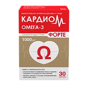 KARDIOM OMEGA-3 FORTE kapsulalar  1000mg N30