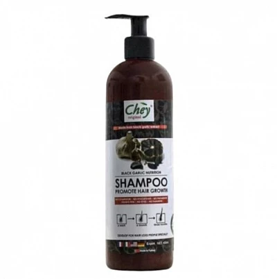 Шампунь Chey c экстрактом черного чеснока:uz:Qora sarimsoq ekstrakti bilan Chey shampun