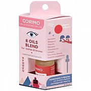 Ko'z qovoqlari, kirpiklar va qoshlar uchun moy Hidratsiya va o'sish, Corima 10 ml 1 dona