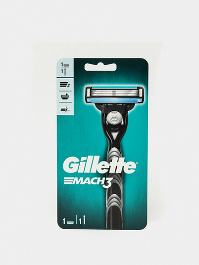 Бритва Gillette Mach3 + 1 кассета