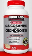 Kondroitin Kirkland bilan glyukozamin qo'shma tabletkalari