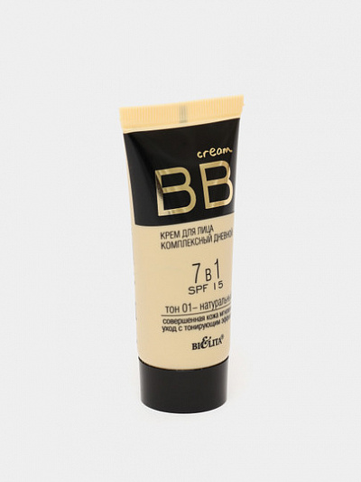 BB-Крем для лица Bielita, дневной, SPF 15, 30 мл, тон 01