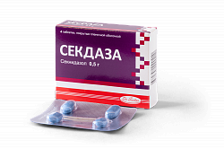 SEKDAZA tabletkalari 0,5g N4