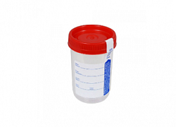 Siydik va boshqa namunalar uchun idish, hajmi 60 ml
