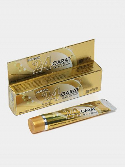 Крем для лица Derma 24 carat:uz:24 Carat yoshartiruvchi yuz kremi