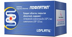 LOFLATIL tabletkalari 2mg/125mg N100