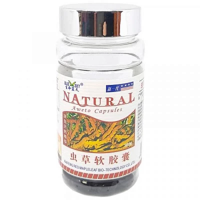 Кордицепс капсулы "Blue Sky" 100 шт (кровоснабжение сосудов сердца и мозга):uz:Cordyceps kapsulalari "Blue Sky" 100 dona