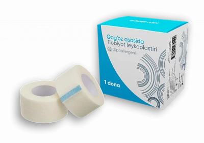 Медицинский лейкопластырь на бумажной основе