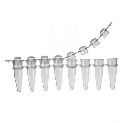 Пробирки PCRW-02 0,2 vk в стрипах по 8 шт