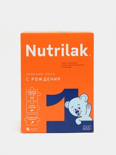 Смесь молочная Nutrilak 1, от 0 до 6 месяцев, 600 г