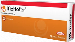 MALTOFER tabletkalari 100mg N30