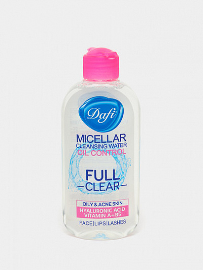 Мицеллярная вода для жирной кожи, Dafi Full Clear, 200 мл