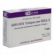 BIOLEK TUBERKULIN PPD L inyeksiya uchun eritma 1ml N10